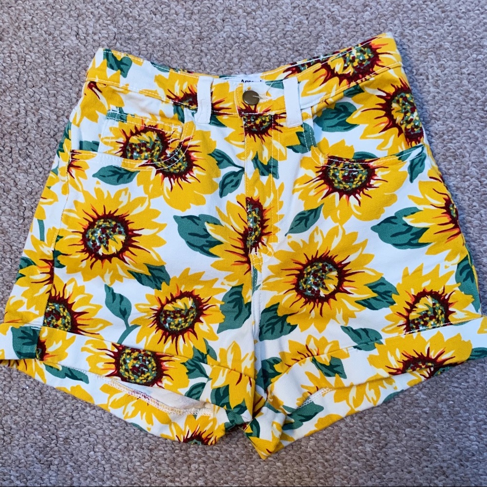 American Apparel Sunflower Shorts